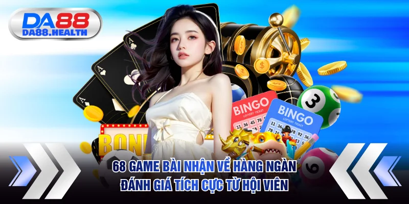 68 game bài nhận về hàng ngàn đánh giá tích cực từ hội viên